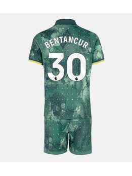 Tottenham Hotspur Rodrigo Bentancur #30 Ausweichtrikot für Kinder 2024-25 Kurzarm (+ Kurze Hosen)